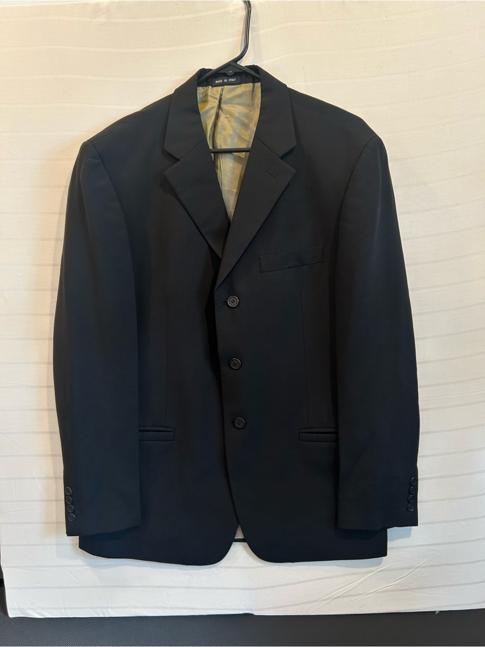 Versace Classic V2 Black Men's Three-Button Suit Jacket